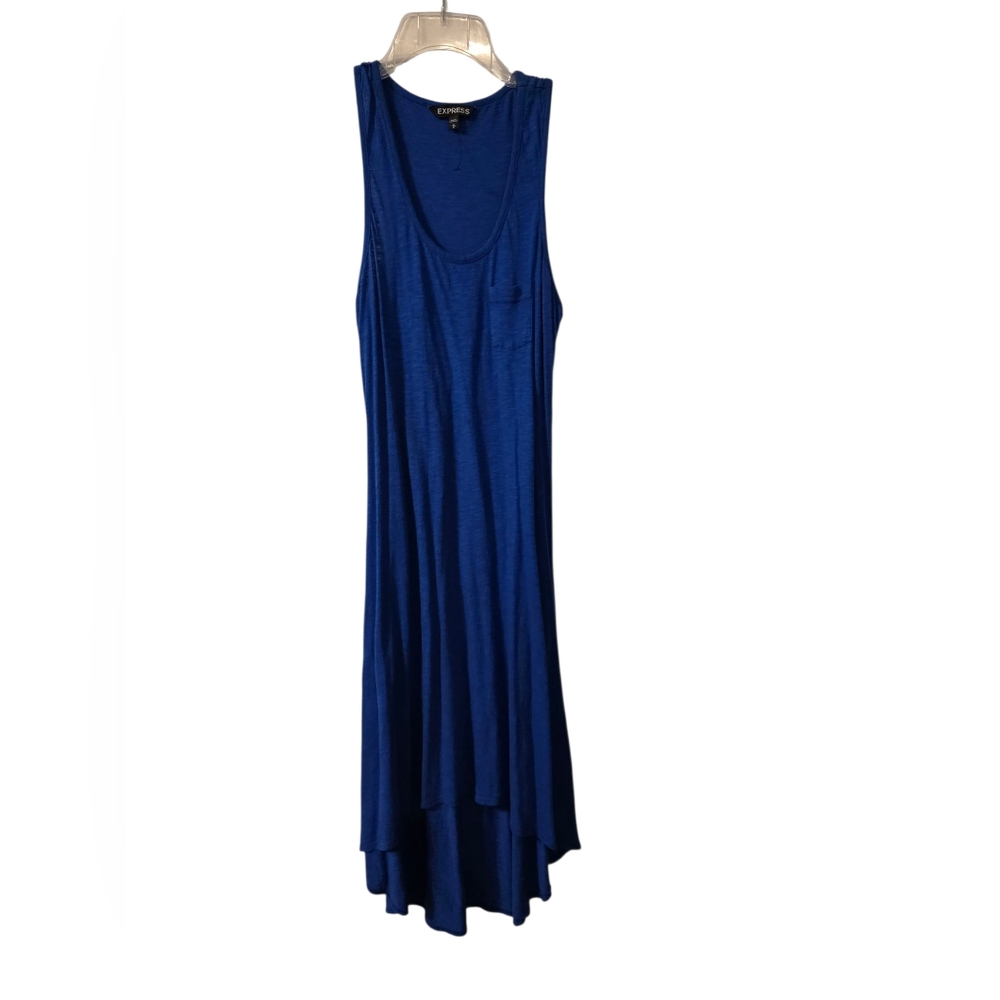 Chic Blue Sleeveless Dress